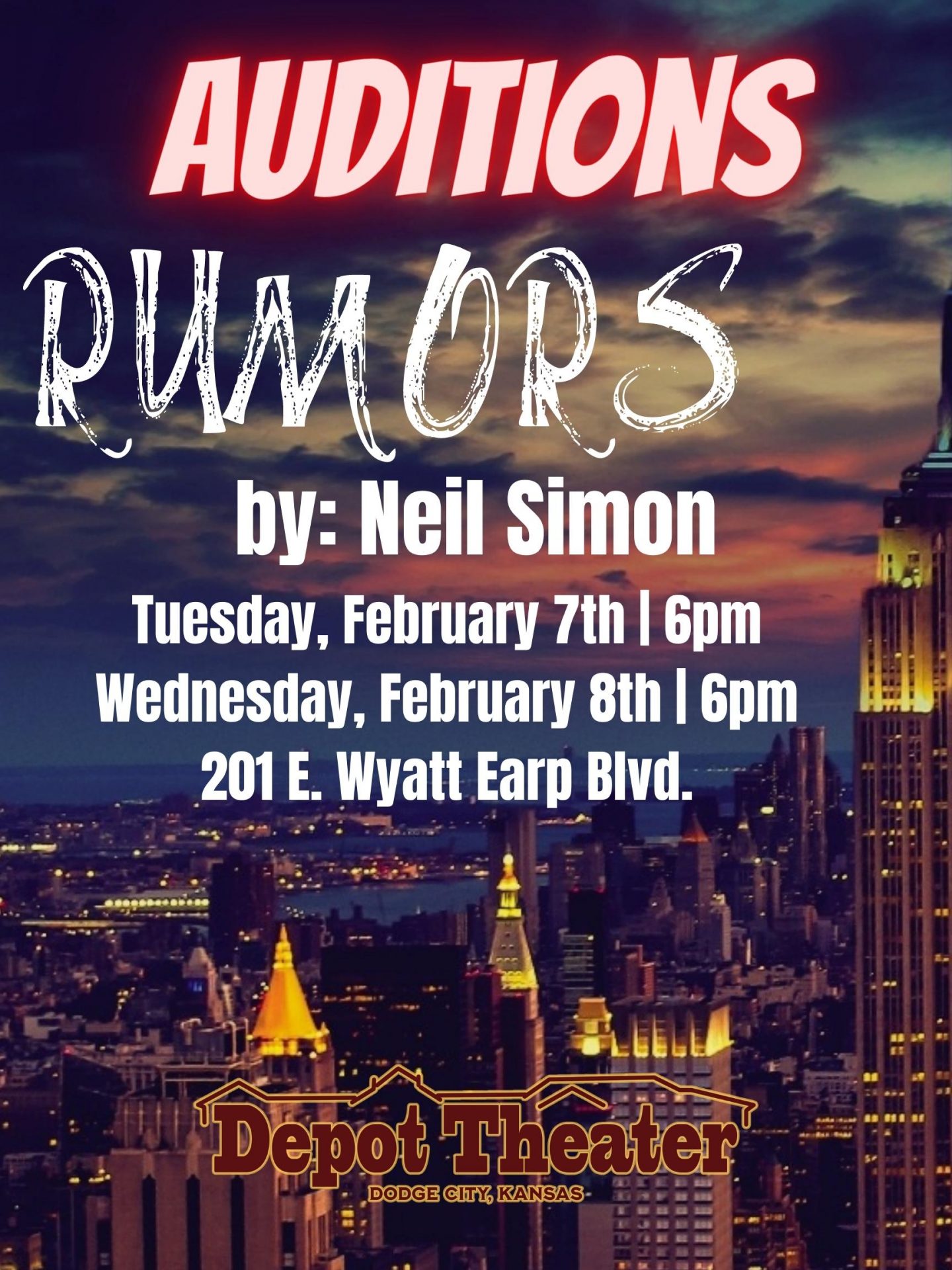 Rumors Auditions